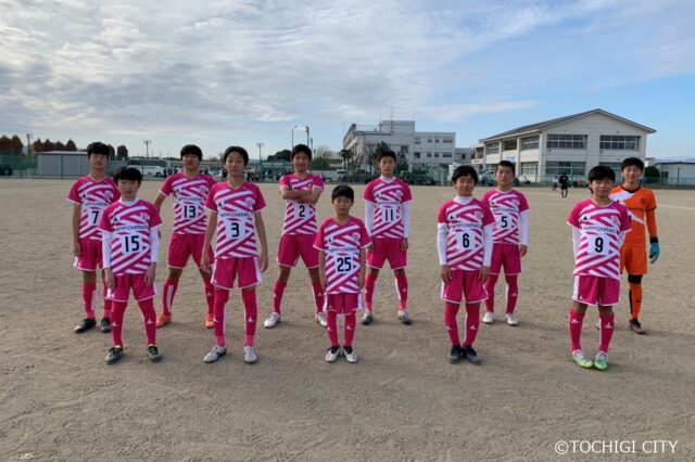 栃木シティ U 14 第51回下野杯争奪県下中学校サッカー大会2回戦 結果報告
